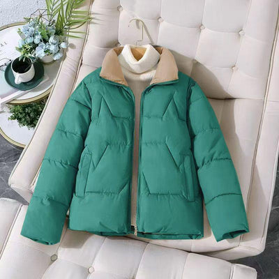 Chaqueta Corta de Algodón Estilo Coreano para Mujer - Image 13
