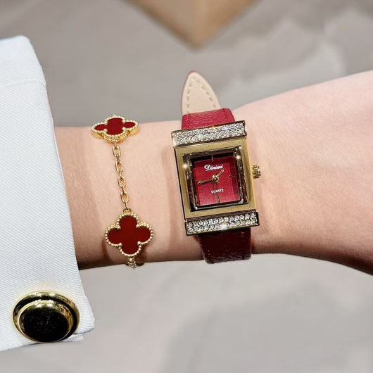 Reloj Elegante Alloy Ankela Rojo para Mujer - Image 47