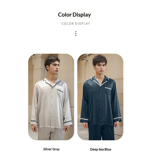 Pijamas de Seda Pesada Mumi para Hombre - Image 33