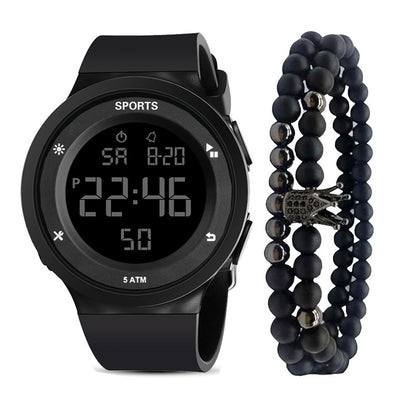 Reloj Pulsera Cuarzo con Cinturón Creativo y Set de Brazaletes - Image 6