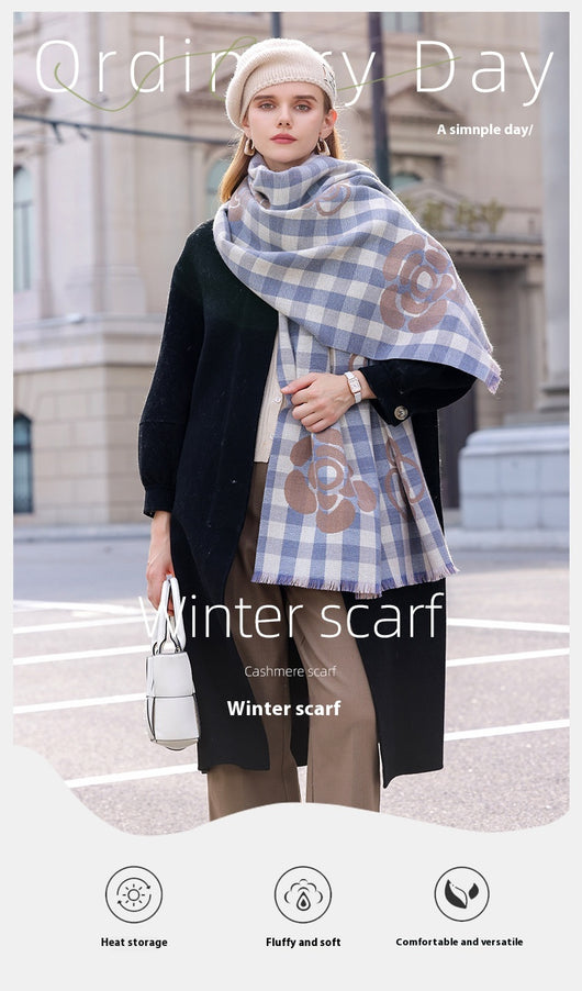 Bufanda Térmica Escocesa con Borlas - Protección Premium para Otoño e Invierno - Image 9
