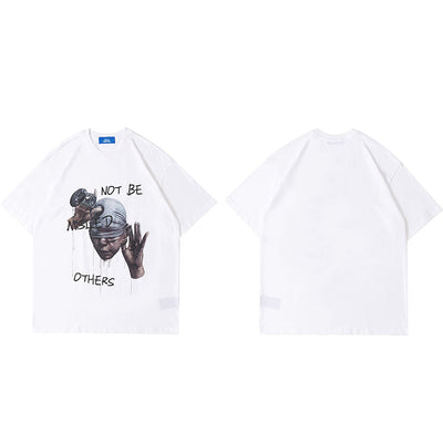 Camiseta Hip-Hop Casual con Estampado de Avatar Personalizado para Hombre - Image 10