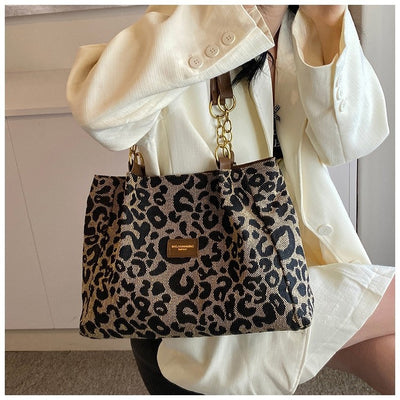 Bolsa de Hombro Estampado Leopardo Multiuso - Gran Capacidad y Estilo - Image 20