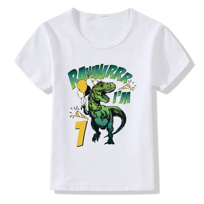 Playera de Cumpleaños Números 1-9 para Niños - Image 14