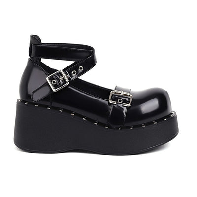 Zapatos Retro Otoñal con Suela Gruesa para Mujer Talla Grande - Image 15