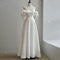 Vestido de Novia Satinado Hada Francesa Elegante