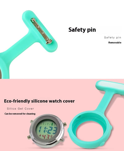 Reloj Digital Multifuncional para Enfermeras con Cronómetro de Silicona - Image 23
