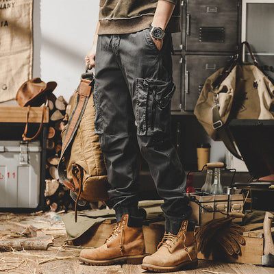 Pantalones Tácticos de Trabajo para Hombre - Corte Recto y Funcional - Image 11