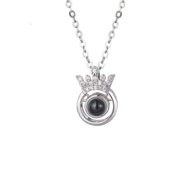 Collar Corona Declara Tu Amor en 100 Idiomas