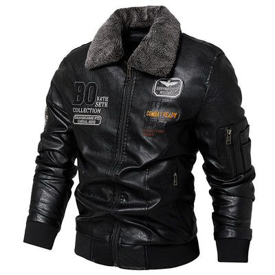 Chaqueta de Cuero Slim Fit para Hombre - Estilo Casual Moderno - Image 2