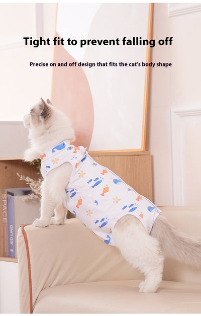 Pijama de Recuperación Postquirúrgica para Gatos Todas las Estaciones - Image 35