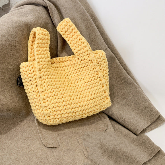 Bolsa de Muñeca Tejida a Mano Estilo Japonés