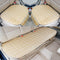 Cojín de Asiento para Auto Acolchado Cuadros Bordados Antideslizante