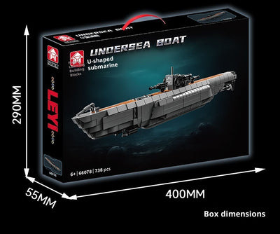 Bloques de Construcción Submarino Militar - Image 14
