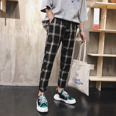 Pantalones Cuadros Retro para Primavera y Otoño - Image 8