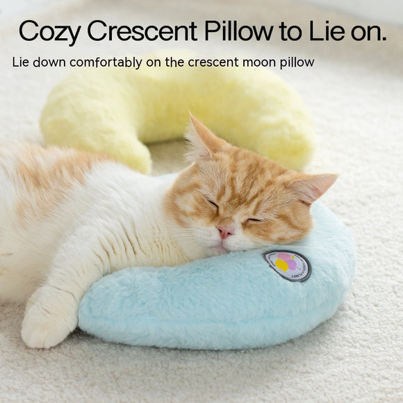 Almohada Cervical de Espuma Viscoelástica en Forma de U para Gatos