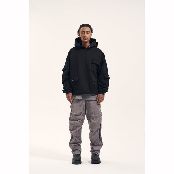 Pantalón Funcional de Bolsillos Múltiples Estilo Urbano