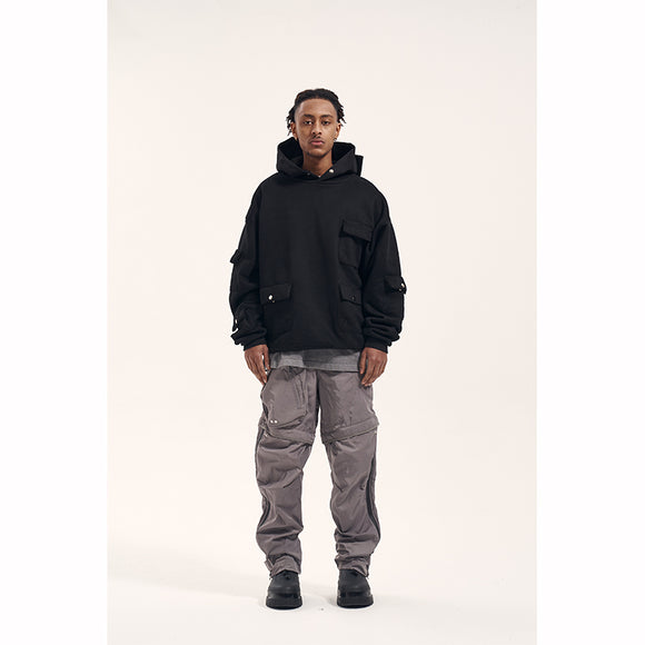 Pantalón Funcional de Bolsillos Múltiples Estilo Urbano