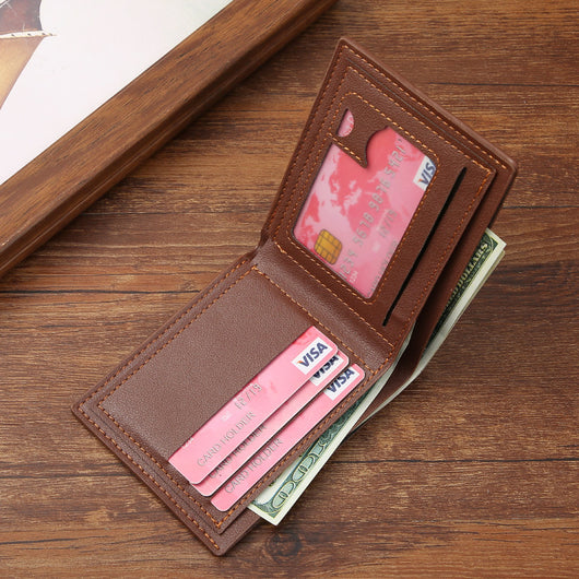 Billetera Corta para Hombre con Diseño Texturizado y Múltiples Compartimentos - Image 8