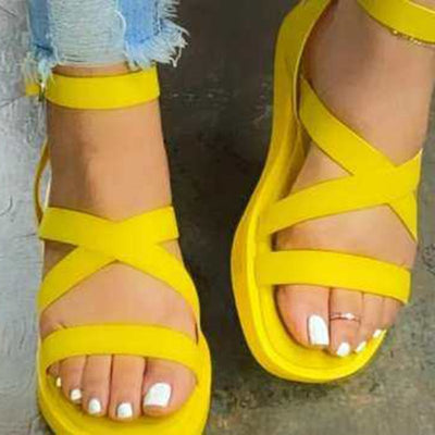 Sandalias Planas de Punta Redonda para Mujer - Image 7
