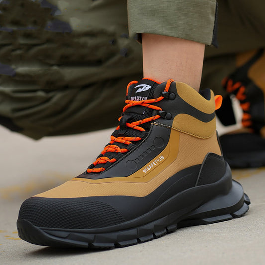 Botas de Seguridad Altas con Puntera de Acero Resistentes a Impactos y Perforaciones