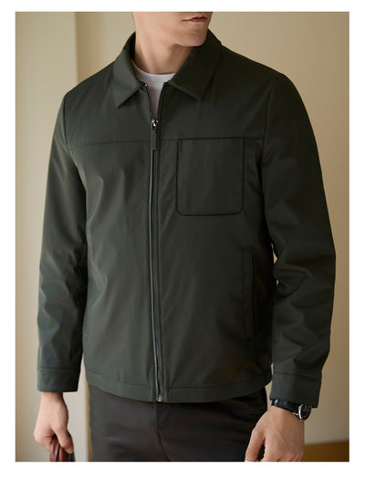 Chaqueta Casual con Cuello de Solapa y Forro Polar Térmico - Image 7