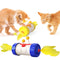 Juguete Interactivo para Gatos con Pluma y Bola Equilibrante