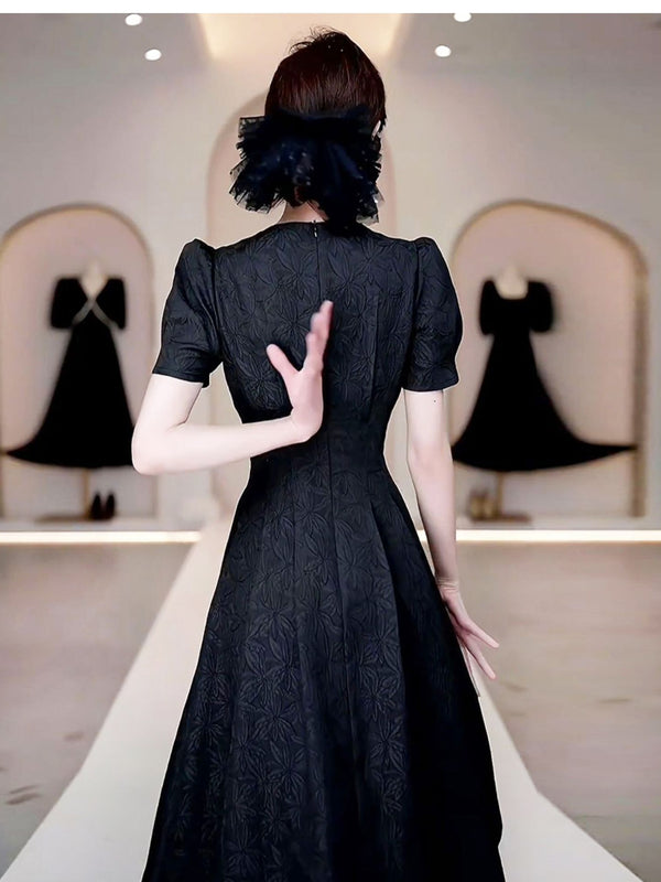 Vestido Elegante Estilo Palacio Francés para Mujer