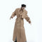 Abrigo Trench Acolchado con Hombros Superpuestos - Diseño Industrial Moderno