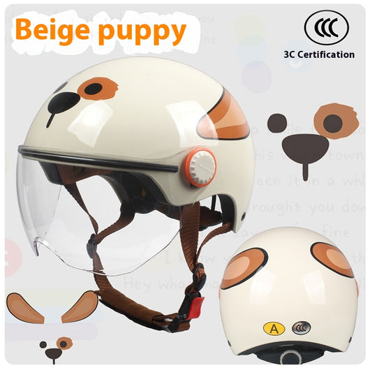 Casco Eléctrico con Protección Solar y Diseño Infantil Resistente al Viento - Image 12