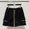 Shorts Holgados con Panel de Encaje y Cordón Ajustable