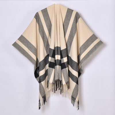 Chal con Borlas y Diseño Escocés Jacquard - Image 19