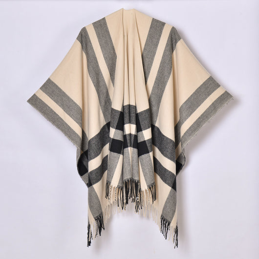 Chal con Borlas y Diseño Escocés Jacquard - Image 19