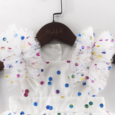 Enterizo para Bebé Niña Cien Días - Malla de Algodón con Estampado Caliente - Image 11