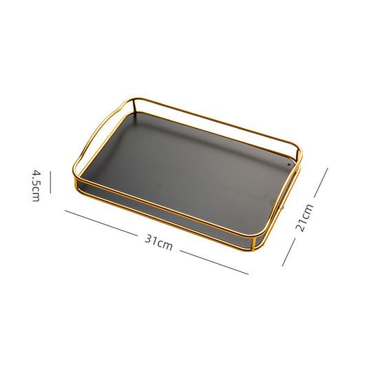 Bandeja Rectangular Organizadora de Té y Bebidas con Almacenamiento - Image 2