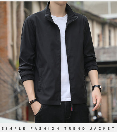 Chaqueta Cuello de Pie Clásica para Hombre - Image 15