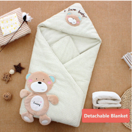 Edredón Infantil de Algodón Acolchado Desmontable para Otoño e Invierno - Image 17