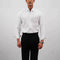 Camisa de Trabalho Masculina Clássica de Cor Sólida