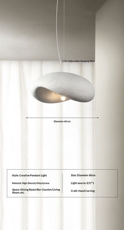 Lámpara de Techo Wabi Sabi para Comedor, Loft y Espacios Modernos - Image 3