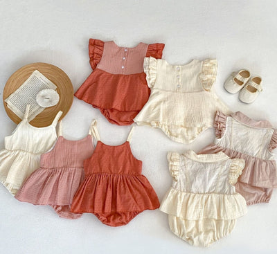 Mono Princesa con Falda Triangular Bordada y Tirantes Ajustables - Image 17