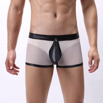Calzoncillos Boxer Briefs para Hombre Talla Grande Malla Transpirable Cintura Baja - Image 5