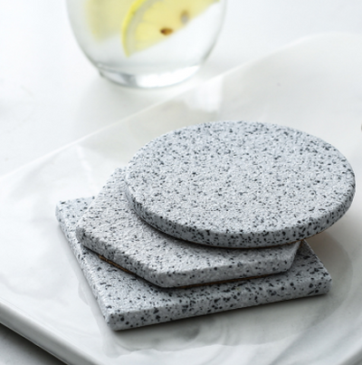 Posavasos de Cerámica con Patrón Granito para Tazas de Té - Image 7