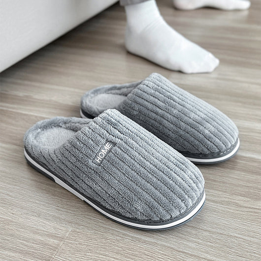 Pantuflas de Algodón Cálidas con Suela Antideslizante para Pareja - Image 18