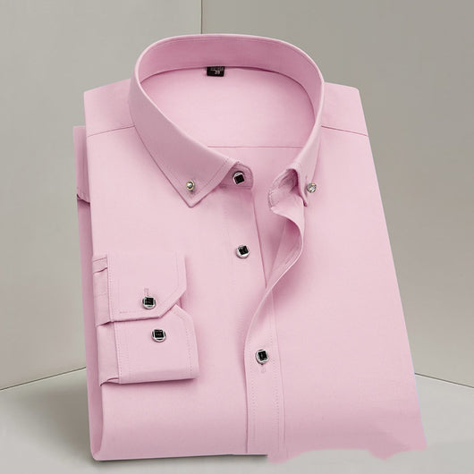 Camisa Blanca Profesional para Hombre sin Planchado - Ideal para Bodas y Eventos Formales - Image 5
