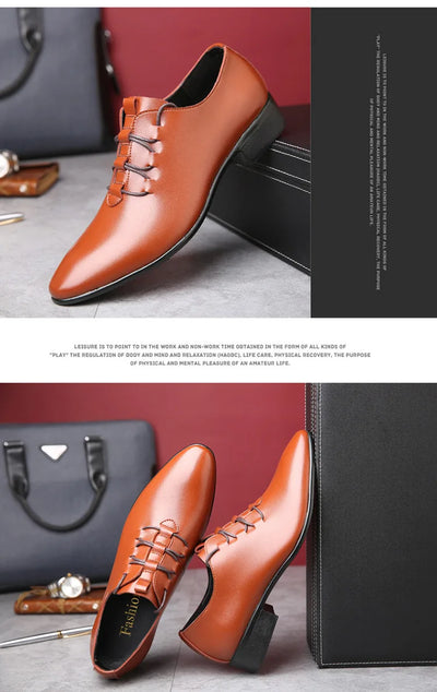 Zapatos de Cuero Transpirables para Hombre - Estilo Ejecutivo Casual - Image 7