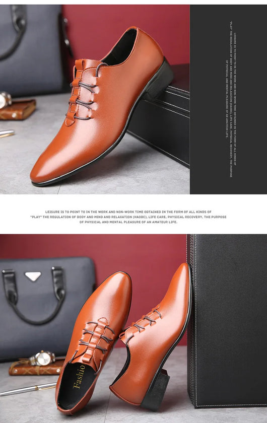 Zapatos de Cuero Transpirables para Hombre - Estilo Ejecutivo Casual - Image 7