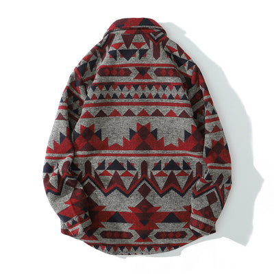 Abrigo Retro de Lana Gruesa Holgado para Hombre - Image 9