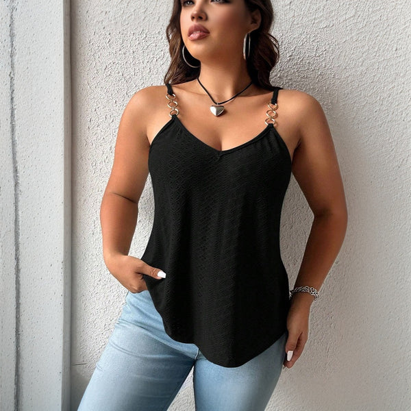 Blusa Sin Mangas Primavera-Verano: Diseño Minimalista y Versátil