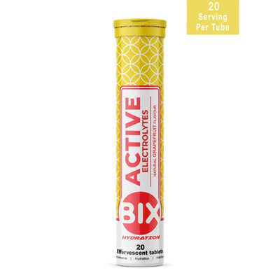 Tabletas Efervescentes de Electrolitos BIX ACTIVE Sabor Pomelo 20 Tabletas