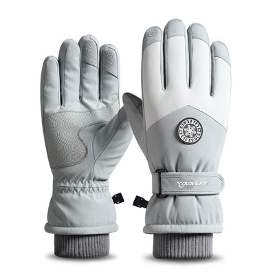 Guantes Térmicos Acolchados para Ciclismo con Relleno de Terciopelo y Algodón - Image 13